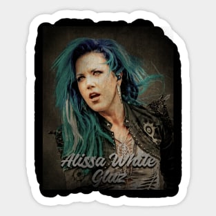 Vintage Alissa White Gluz Sticker